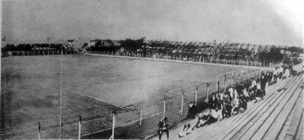 La cancha de Platense hacia 1940.