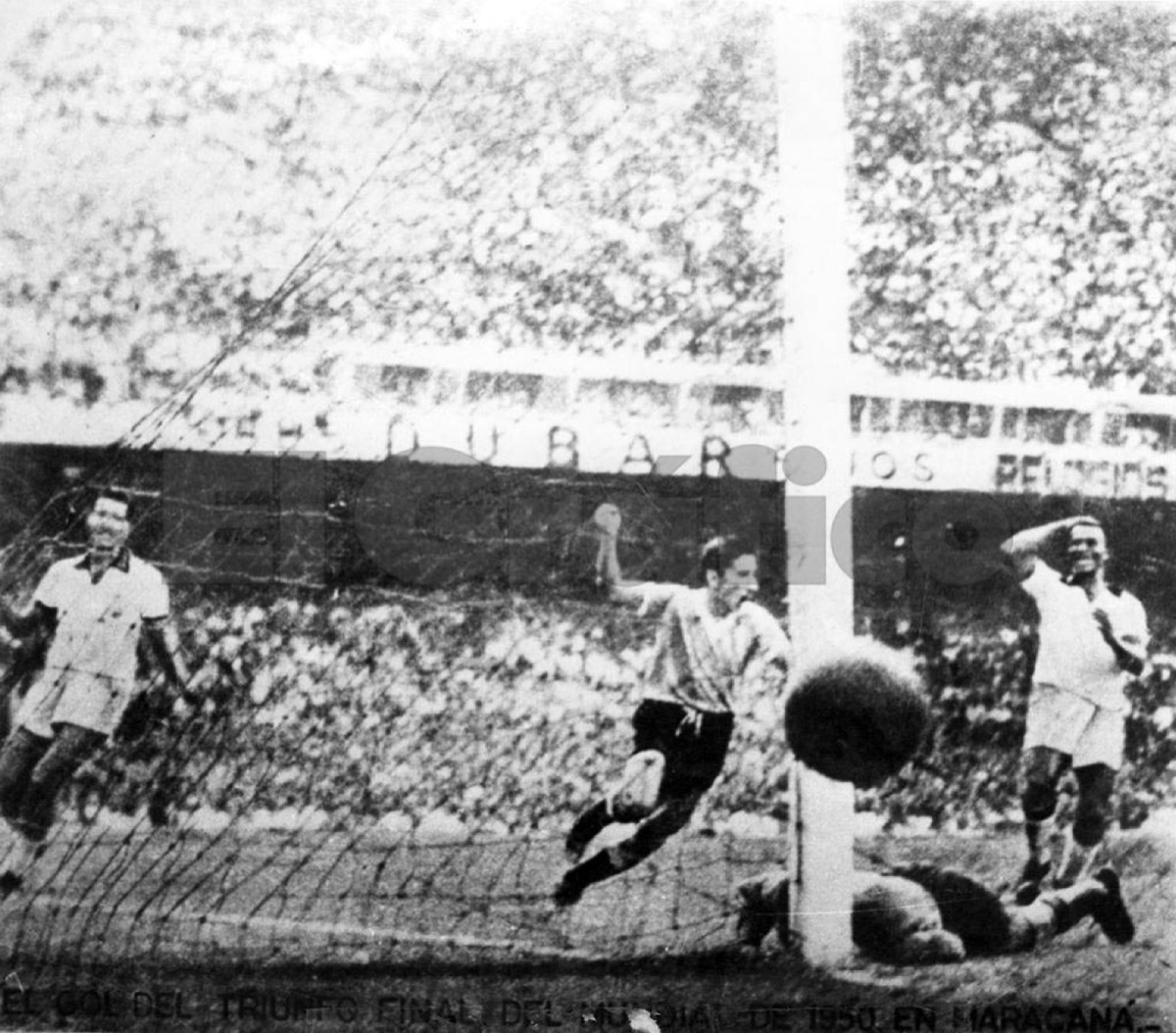 El gol de Ghiggia que le dio a Uruguay el Mundial de 1950.